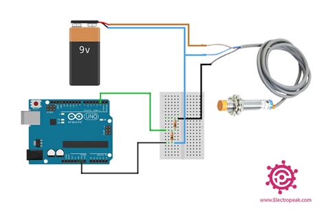 Proximity Sensor Arduino Wiring Diagram