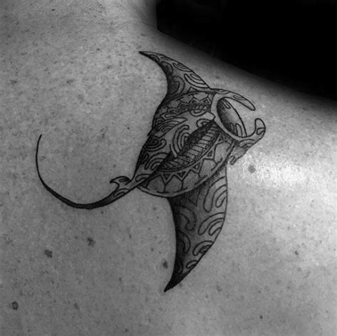50 Manta Ray Tattoo Designs For Men Oceanic Ink Ideas Ray Tattoo
