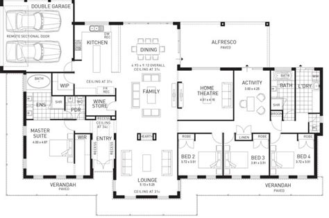 Floor Plan Friday Bedroom With Side Garage Activity Floor Plan