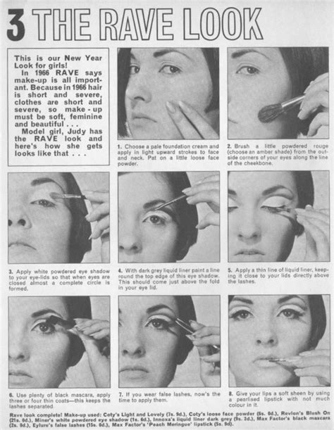rave january 1966 60 s makeup love makeup eyeshadow makeup makeup inspo makeup tips