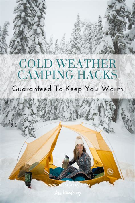 14 Cold Weather Camping Hacks For Staying Warm Jess Wandering