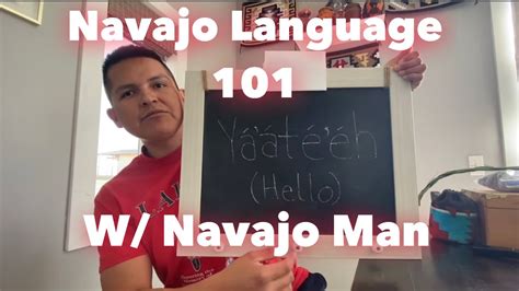 Navajo Language 101 W Navajo Man Youtube