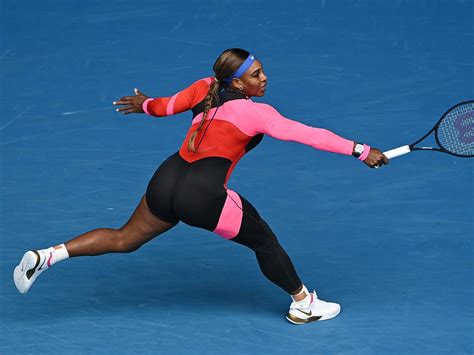 Rarely has serena williams entered a major tennis tournament with longer odds and more doubt about her ability to reel off seven straight wins than she does at the 2021 french open. Serena Williams catsuit outfit at Australian Open 2021 ...