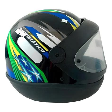 Capacete Ebf Fechado Bolt Automatico Brasil Tamanho Pneu Pra Moto Capacetes Kit