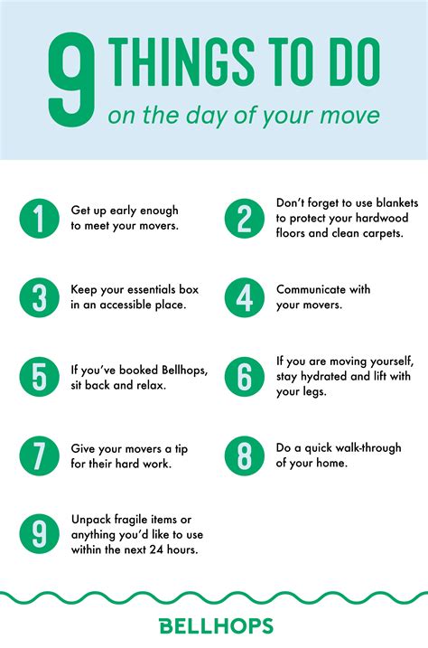 The Moving Checklist What To Check Off When Youre Moving Moving Day