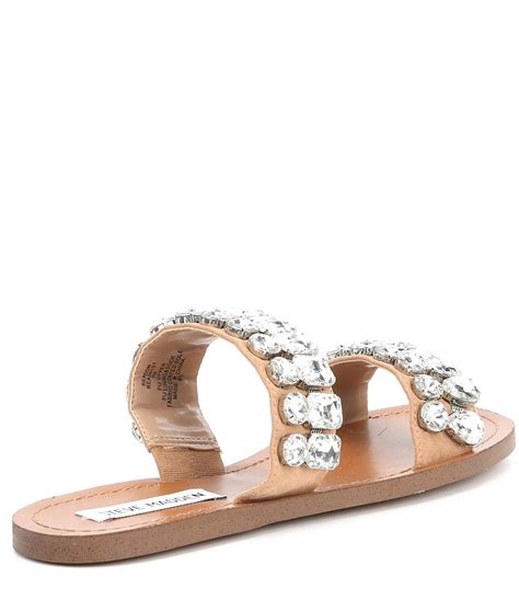 Steve Madden Synthetic Reason Jeweled Sandals Lyst