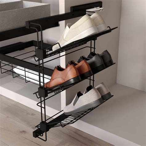 Hack Three Tier Pull Out Shoe Rack Pull Out Shoe Racks