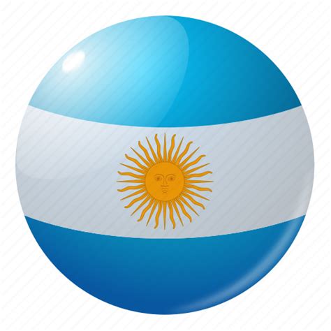 Argentine Circle Country Flag Flags Round National Icon Download On Iconfinder