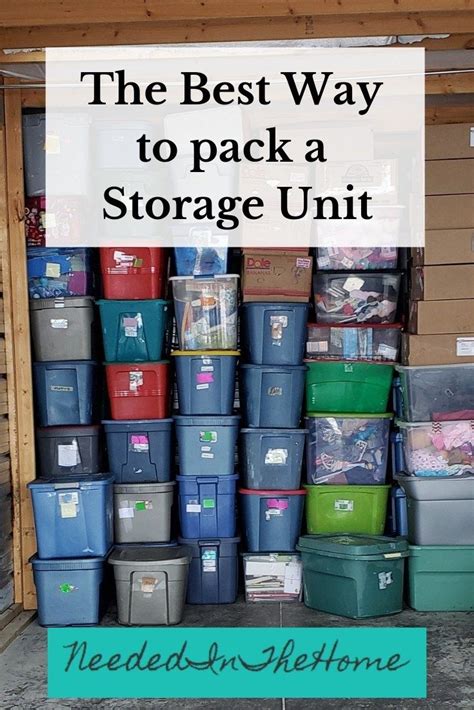 The Best Way To Pack A Storage Unit With Images Moving Hacks