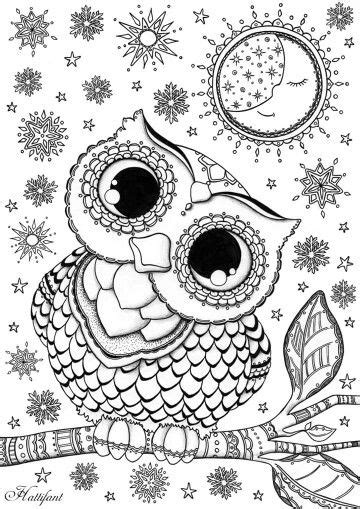 789 Best Coloring Owls Images On Pinterest Owls