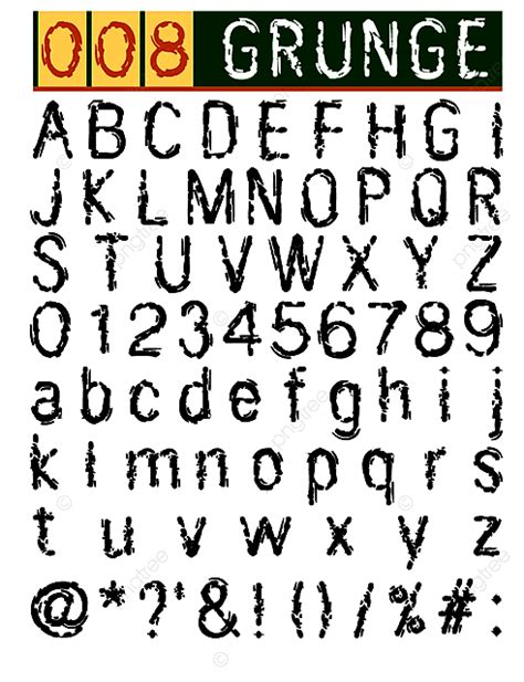 Grunge Alphabet Vector Hd Images Grunge Alphabet Font Number Capital