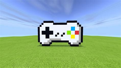 Minecraft Tutorial How To Make Gamepadcontroller Pixel Art Youtube