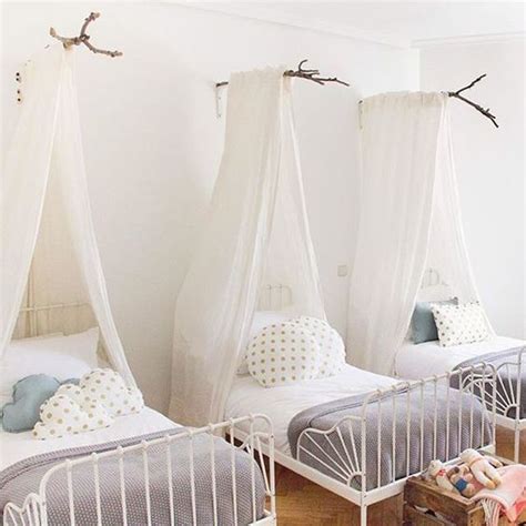 However, there are several options of you can take for both nice looking and less budget. 21 Easy Ways to Create a Girl's Canopy Bed | Shared girls ...