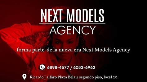 Inscripciónes Abiertas Para Next Models Agency Panama
