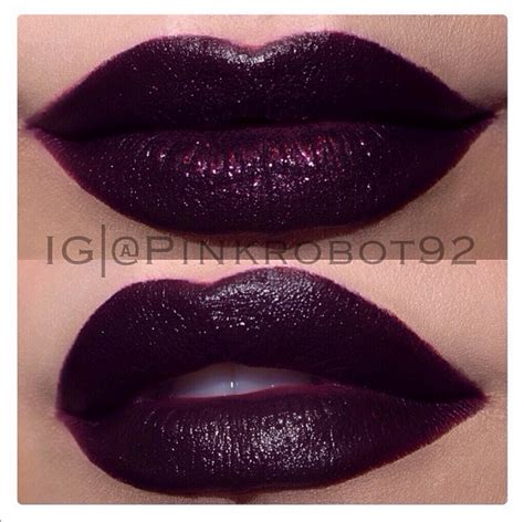 Mac Smoked Purple Lipstick And Currant Lipliner Fall Lipstick Purple