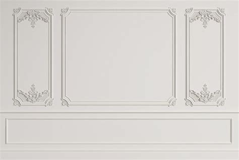 Premium Photo Classic Interior Wall With Mouldings Textured Walls