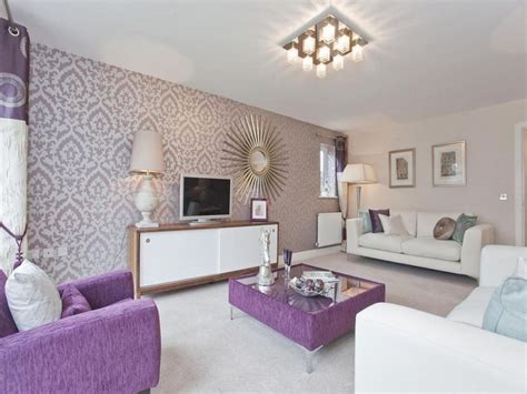 10 bedrooms to inspire you go lavender. 12 Home Wall Paint Color Trends Are Suitable For Your Living Room | Purple living room, Silver ...