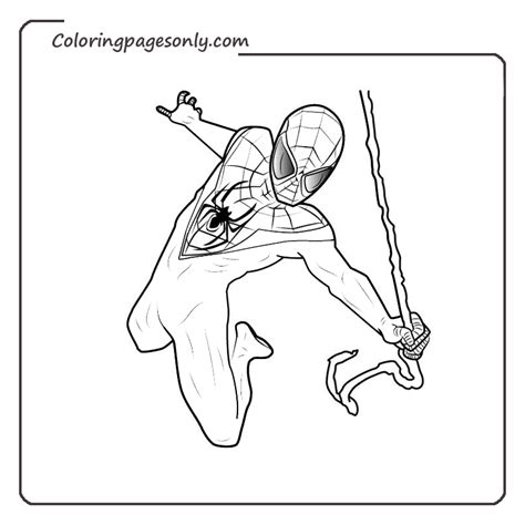 Miles Morales Coloring Pages Coloring Pages For Kids And Adults