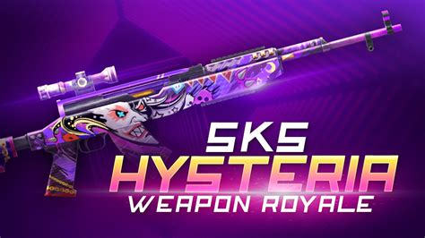 It offers weapon skins, pet skins, backpack skins, vehicle skins, for absolutely free of charge. Hysteria Maniac SKS | Free Fire Official Weapon Royale ...