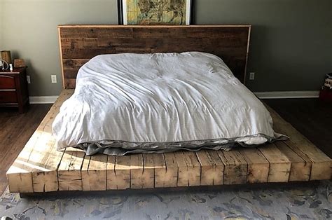 The Epic Barn Beam Bed Frame — Aps Design