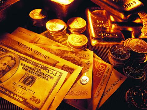 Money And Gold Bars Hd Wallpapers Wallpaper Hd Black
