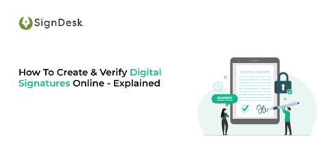 What Is Digital Signature And How To Verify It Online Explained