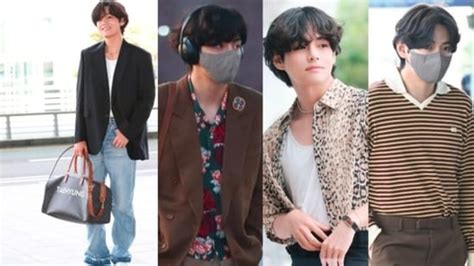 Loved Taehyungs Airport Look For Paris Here Are 8 Airport Styles