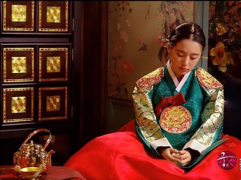 beautiful well known korean actress dressed in hanbok korean national costume hanbok