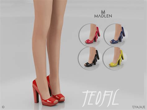 Madlen Teofil Shoes By Mj95 Sims 4 Female Shoes