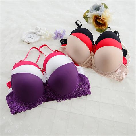 Women Double Push Up Bras Mozhini Three Quarters34 Cup Sexy