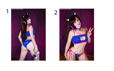 Dva Overwatch Sexy Cosplay Photo Print Etsy