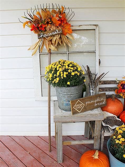 25 Splendid Diy Outdoor Fall Decorations A Piece Of Rainbow