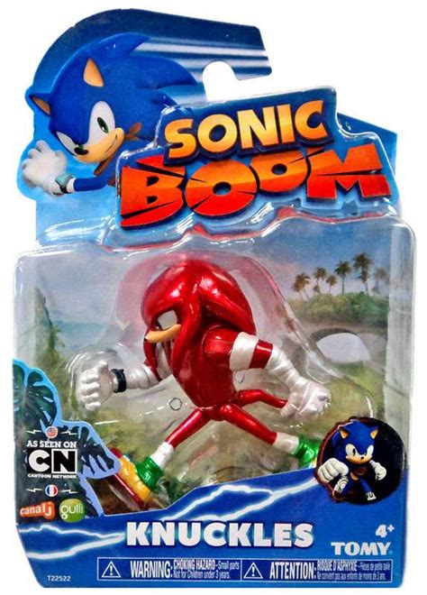 Sonic The Hedgehog Sonic Boom Knuckles 3 Action Figure Metallic Tomy