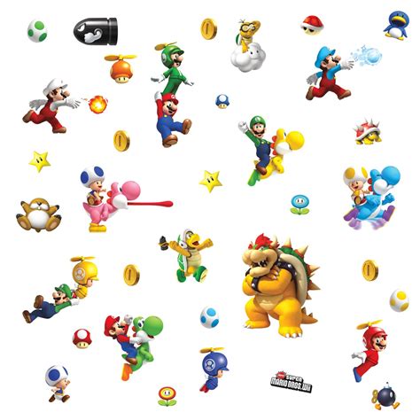 Super Mario Stickers Clipart Best