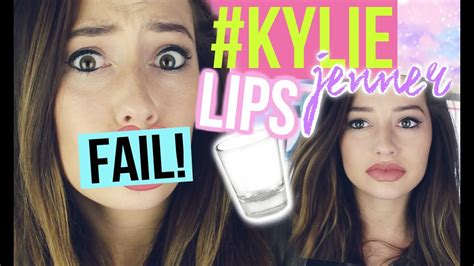 Kylie Jenner Lips Challenge Fail Youtube