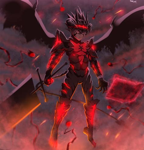 Asta Sword Demon Transformation Black Clover Anime 3840x2160 4k
