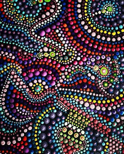 Easy Abstract Dot Art Painting For Beginners