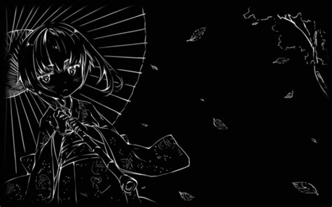 Free Download Download Cute Black And White Aesthetic Anime Girl