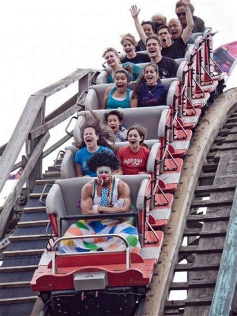 Funny People On Rollercoaster 18 Photos Funcage