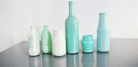 Vasen Selber Machen Mit Acrylfarbe Alte Flaschen Und Gläser Färben