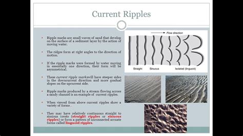 Ripple Marks Sedimentary Structures Youtube