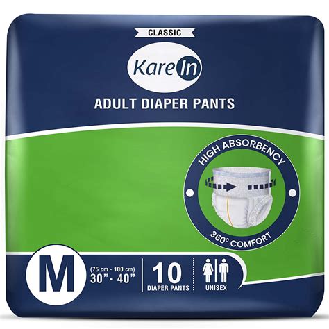 Karein Classic Adult Diaper Pants Medium 75 100 Cm 30 40