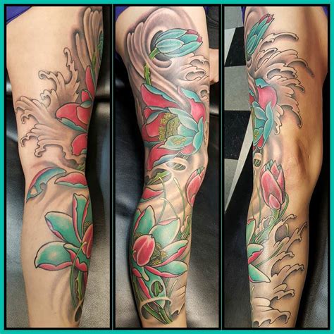 12 Leg Sleeve Tattoo Designs Ideas Design Trends Premium Psd