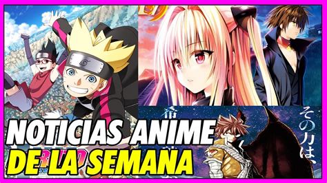 Noticias Anime Manga De La Semana Youtube