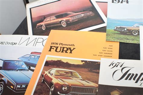 Vintage Auto Brochure Lot
