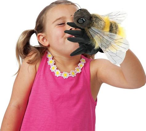 Folkmanis Puppets Honey Bee Hand Puppet From Folkmanis And Totally