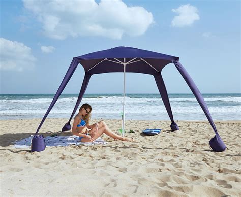 Ammsun Ts72010 B Beach Umbrella Sports Cabana Tent Easy
