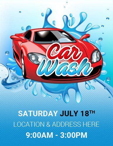 Car Wash Flyer Template Free Ms Word Car Show Flyer Template Template