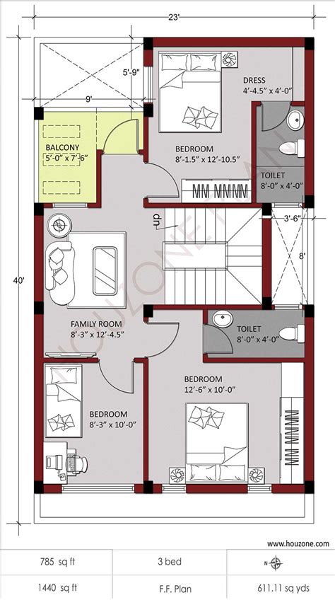 B Simple House Floor Plans Houzone