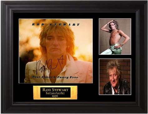 Rod Stewart Autographed Lp Foot Loose And Fancy Free Etsy Rod Stewart Rod Autograph